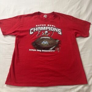 Vintage Tampa Bay Buccaneers Shirt 2003 Super Bowl Champions Men's XL NFL Jersey